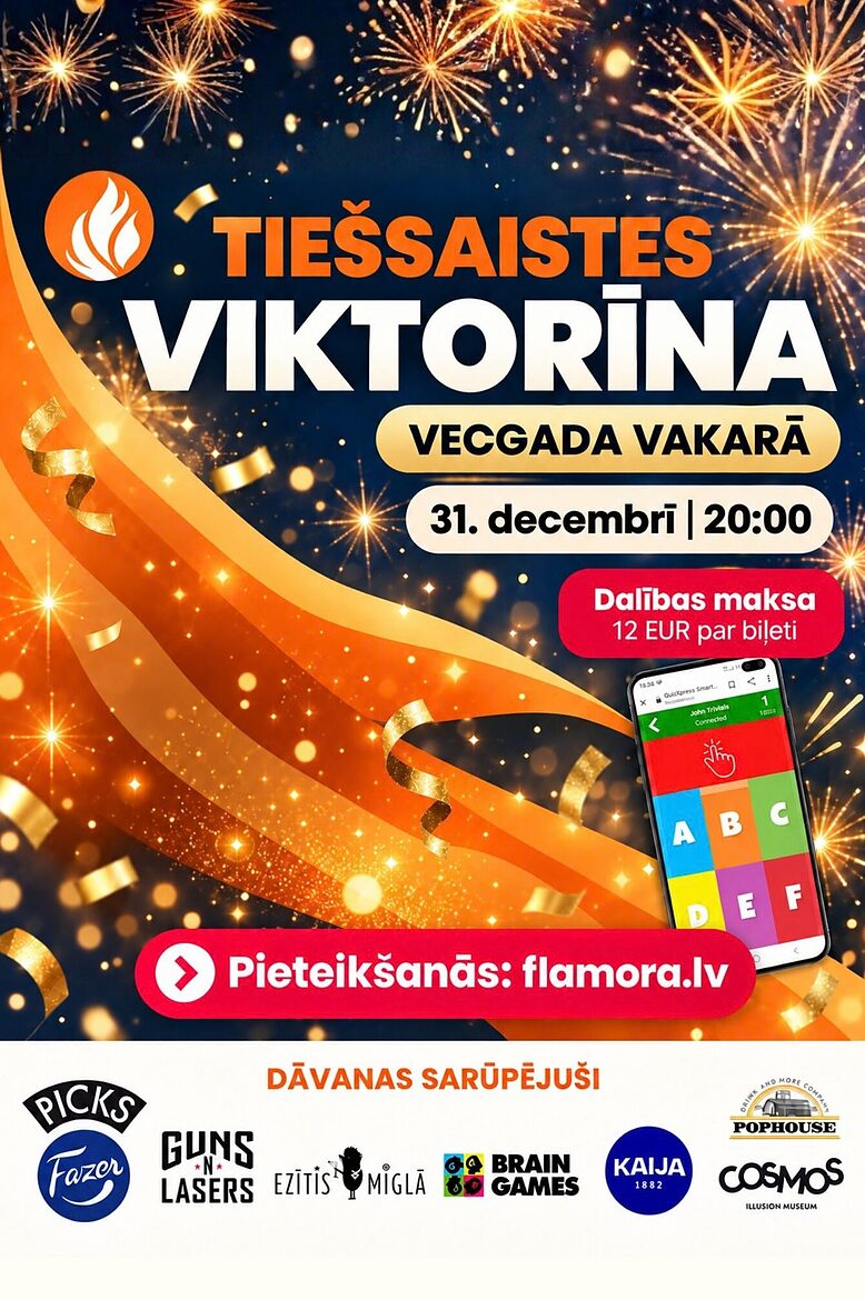 Tiešsaistes viktorīna 31.12.2026